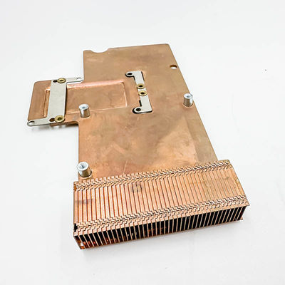 καθαρός χαλκός heatsink, θερμαντικό σώμα δοντιών υψηλής πυκνότητας, ηλεκτρονικά συστατικά, δόντι φτυαριών heatsink, πιάτο χαλκού