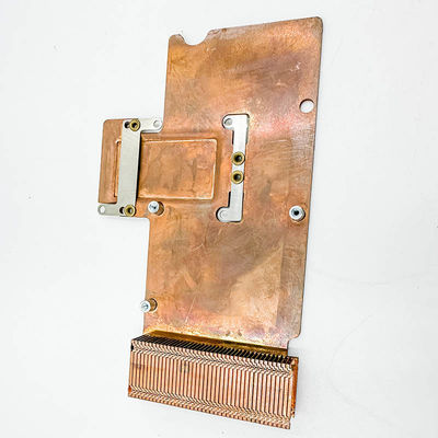 καθαρός χαλκός heatsink, θερμαντικό σώμα δοντιών υψηλής πυκνότητας, ηλεκτρονικά συστατικά, δόντι φτυαριών heatsink, πιάτο χαλκού