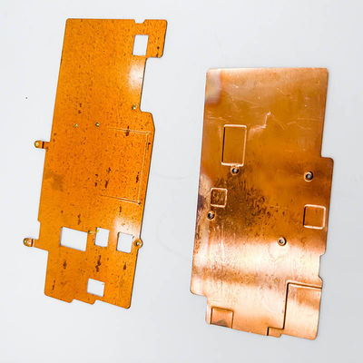 Καθαρός χαλκός Heatsink, πιάτο χαλκού Heatsink δοντιών φτυαριών