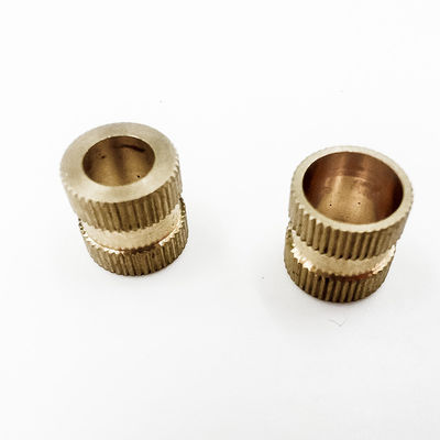 Knurled ο cOem ορείχαλκος πέρασε κλωστή στα ένθετα, περασμένο κλωστή ακρίβεια ένθετο καρυδιών